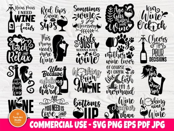 Download Drinking SVG Bundle, Wine Quotes Svg - Wine quote Collection